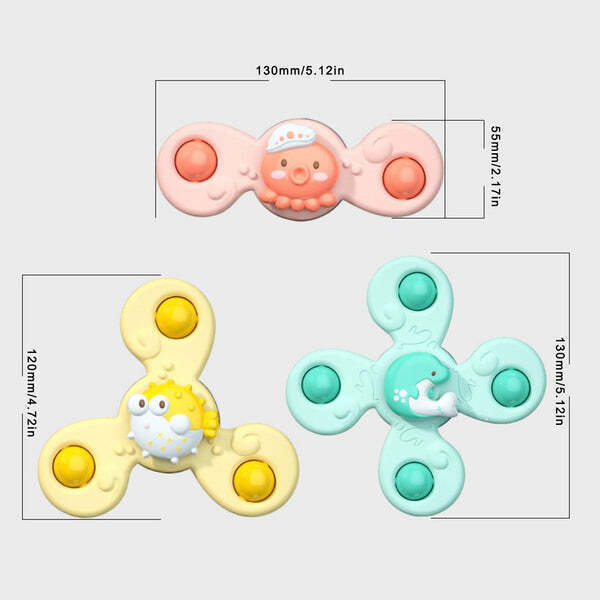 Baby Bath Spinner Toy