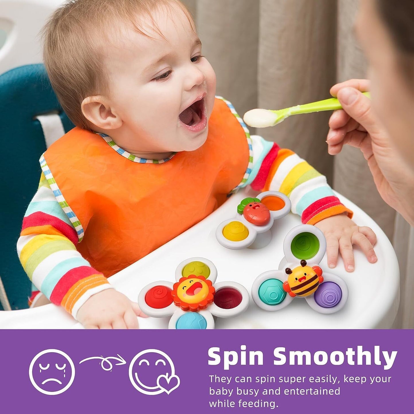 Baby Bath Spinner Toy